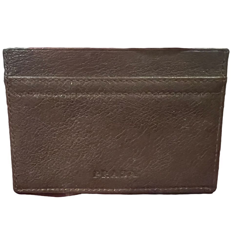 Prada Chocolate Brown Business Card Holder